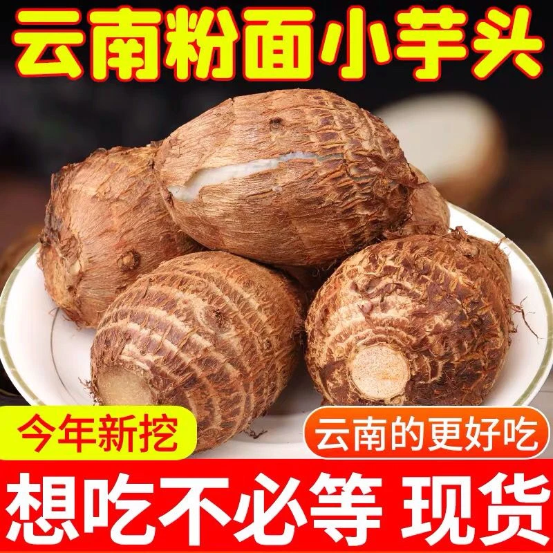 【超低价】云南牛奶毛芋头新鲜小芋头仔奶油芋艿白1/3/5/9斤包邮