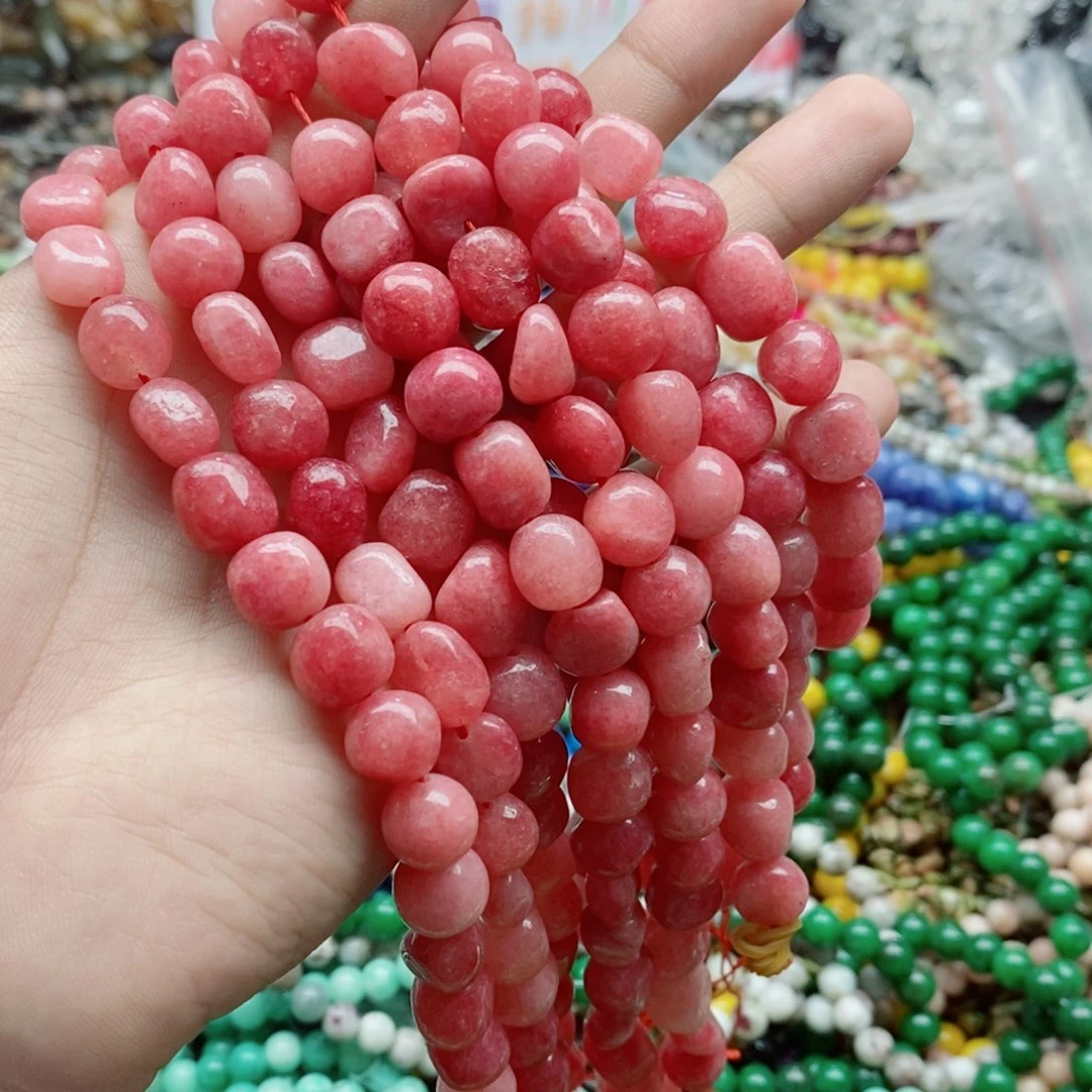 玛瑙/玉髓未镶嵌珠宝半成品一条天然红纹不定型B80