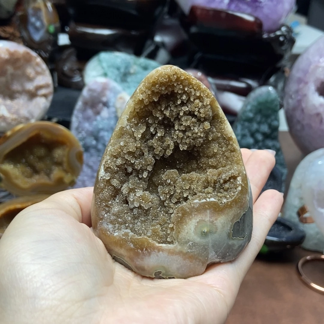 未镶嵌摆件紫晶水晶