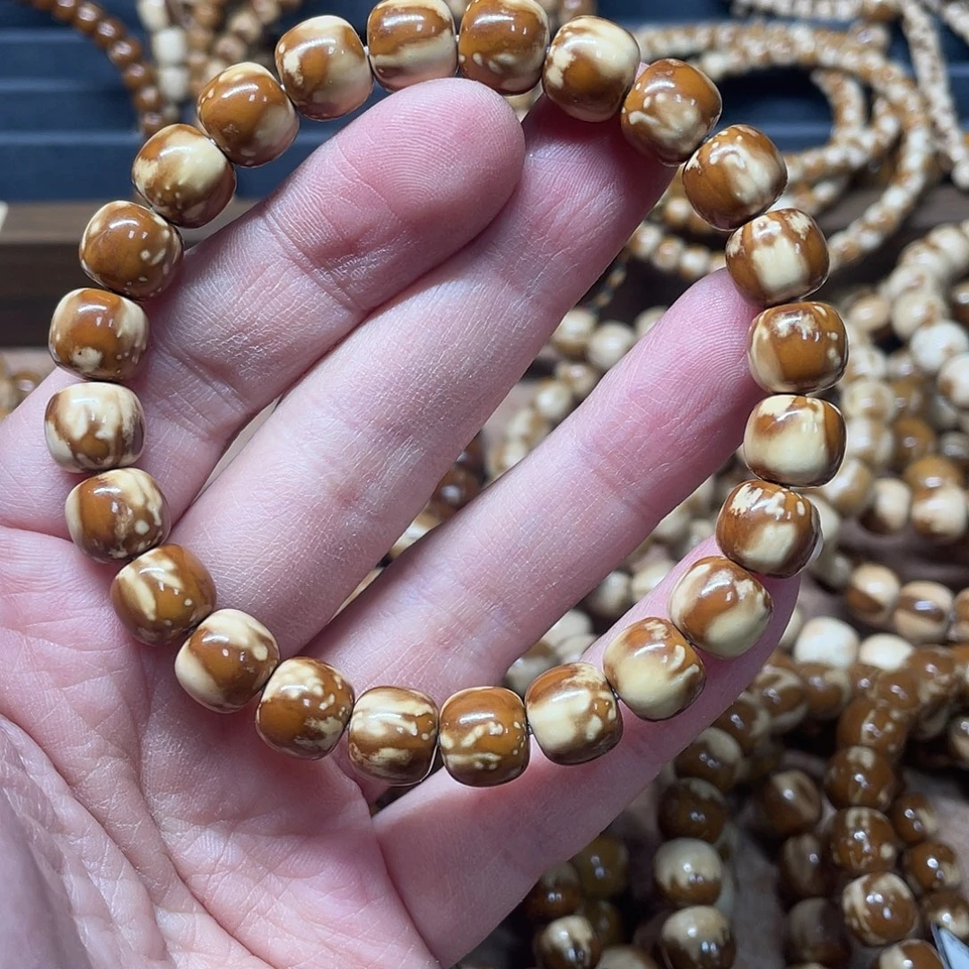 紫金鼠吊坠实心紫金鼠手串9.8火焰纹