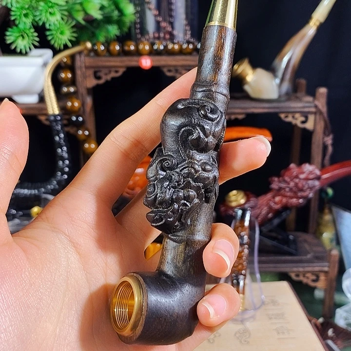 高端定制金丝楠烟嘴