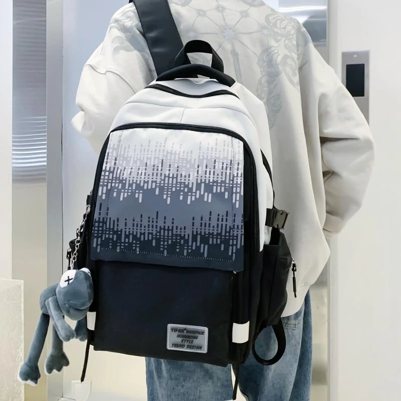 范哲萨背包书包男生初中生高中生小众新款大容量中学生小学生男款