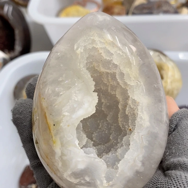 未镶嵌紫晶珠宝半成品