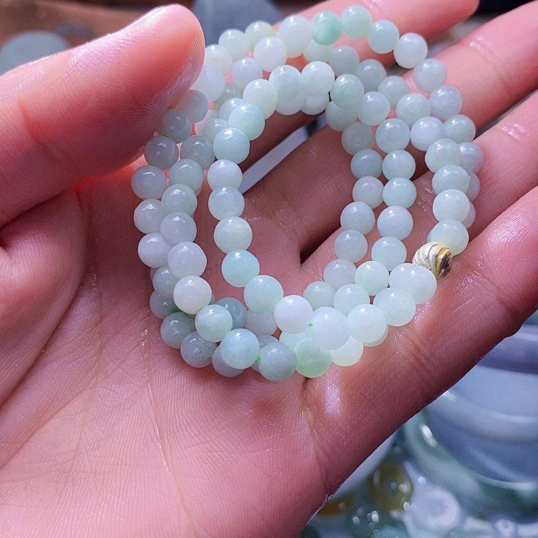 翡翠未镶嵌颈饰588