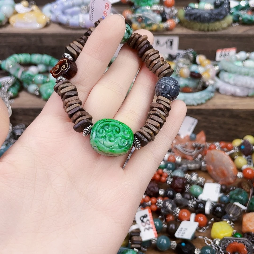 挚***m未镶嵌手链翡翠手链