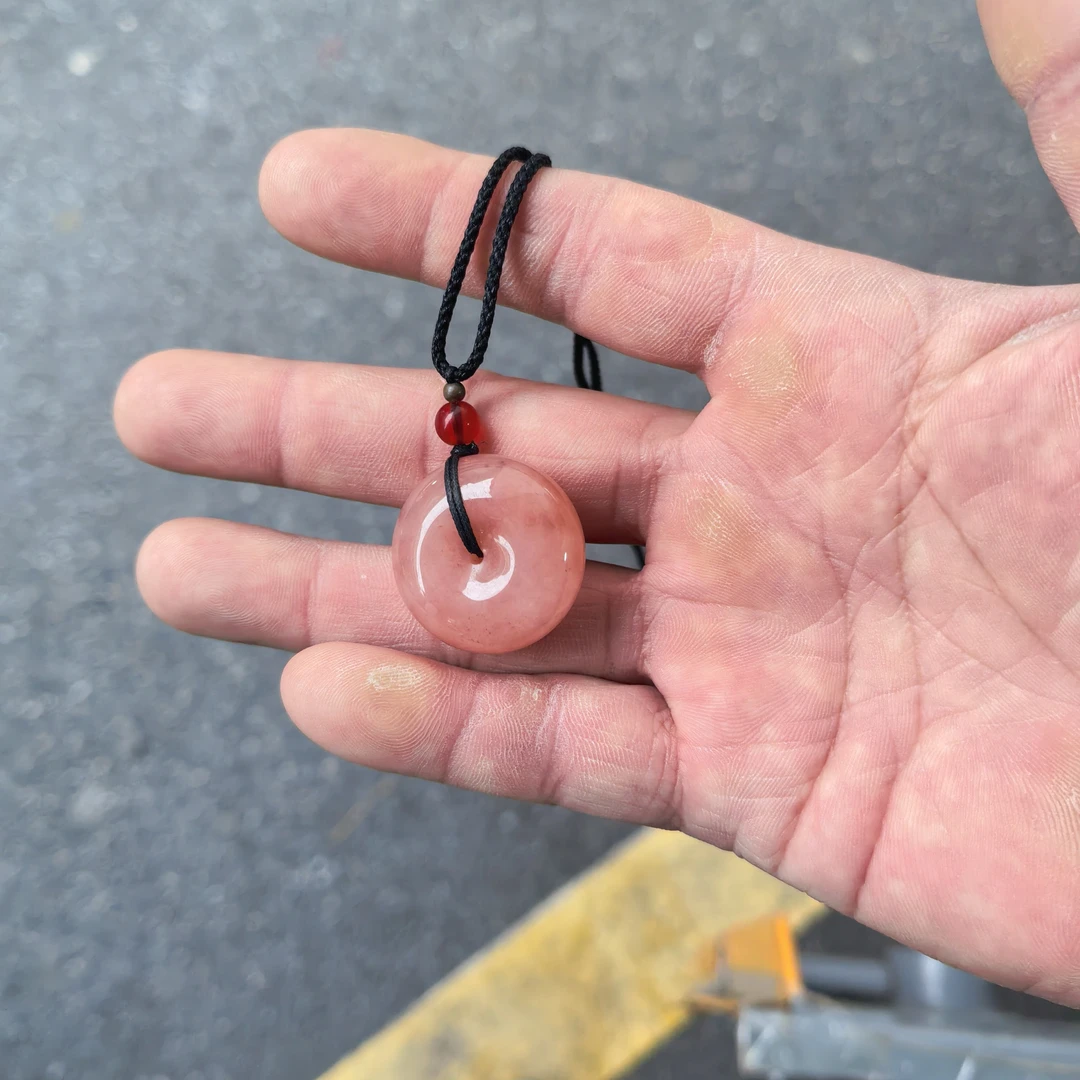 桃花酿平安扣锁吊坠多样性发货拍一发一