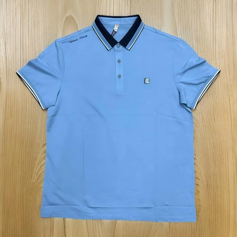 轻奢高品男女同款速干休闲时尚翻领半袖