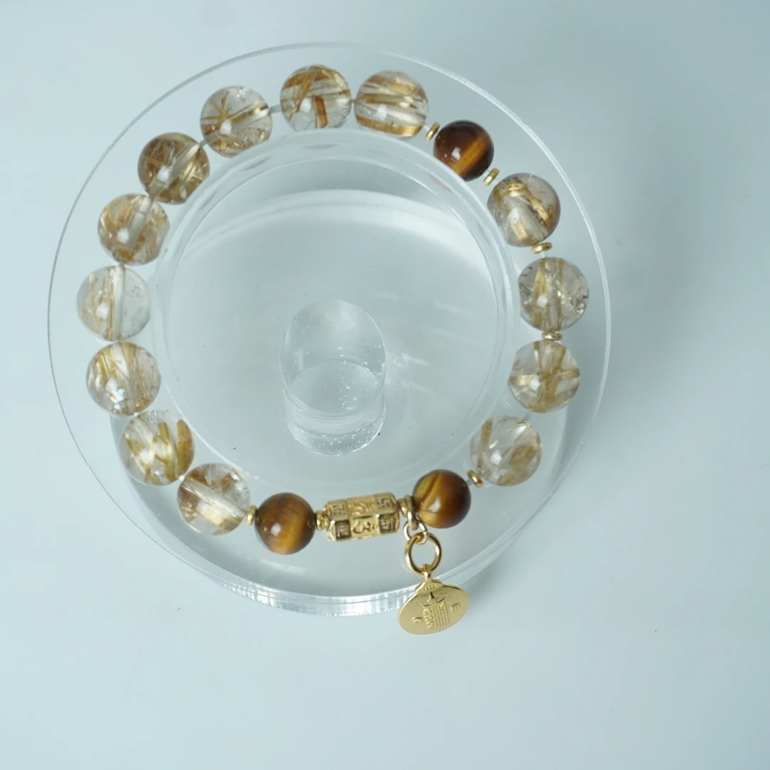 「金碧辉煌」水晶手串