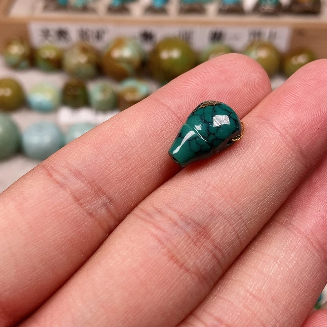 未镶嵌绿松石珠宝半成品