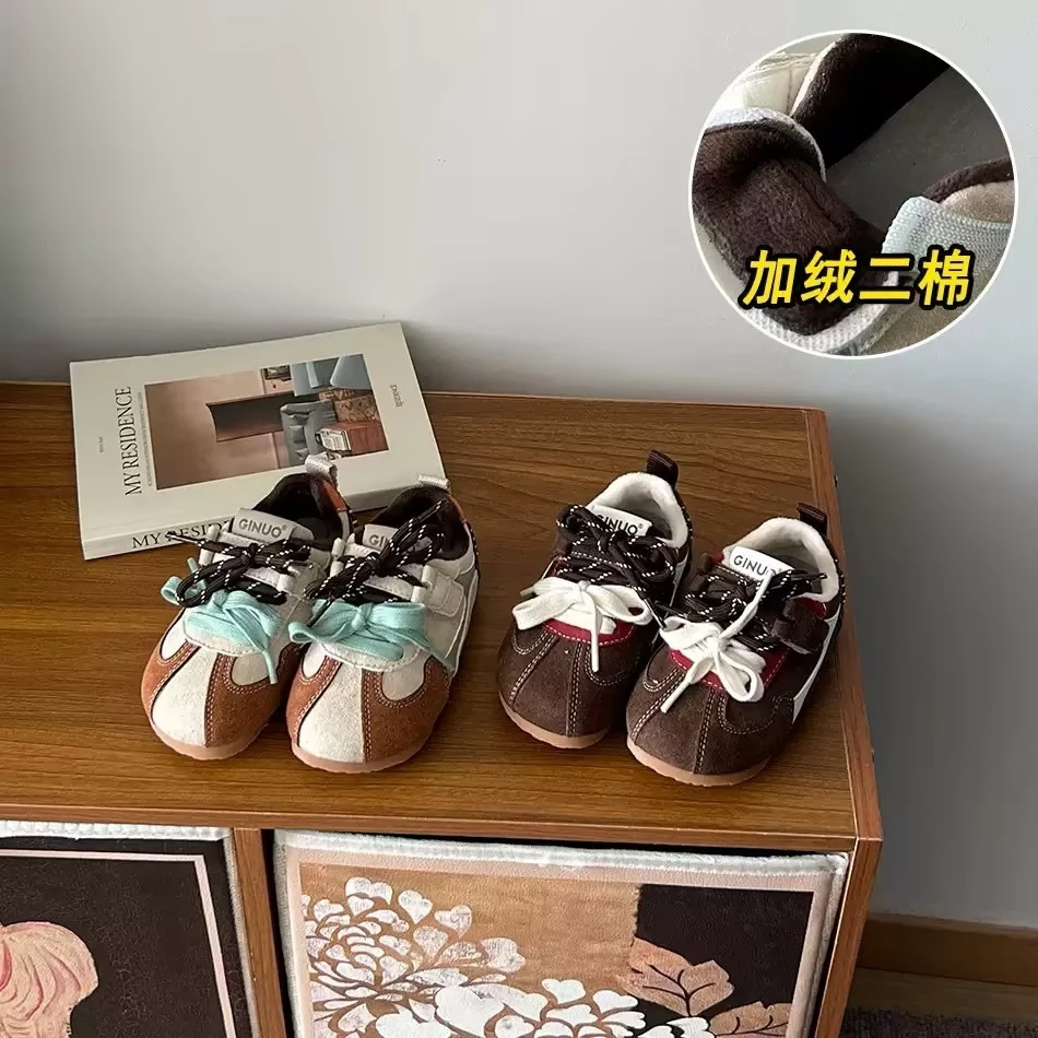 Gina秋款单鞋儿童时尚百搭复古小众潮鞋厚底潮流软底1269