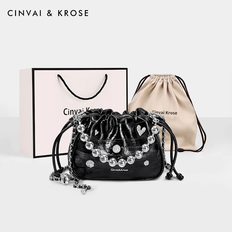 【CinvaiKrose官方正品】包包女款爆款2025新款水桶包通勤斜挎小包