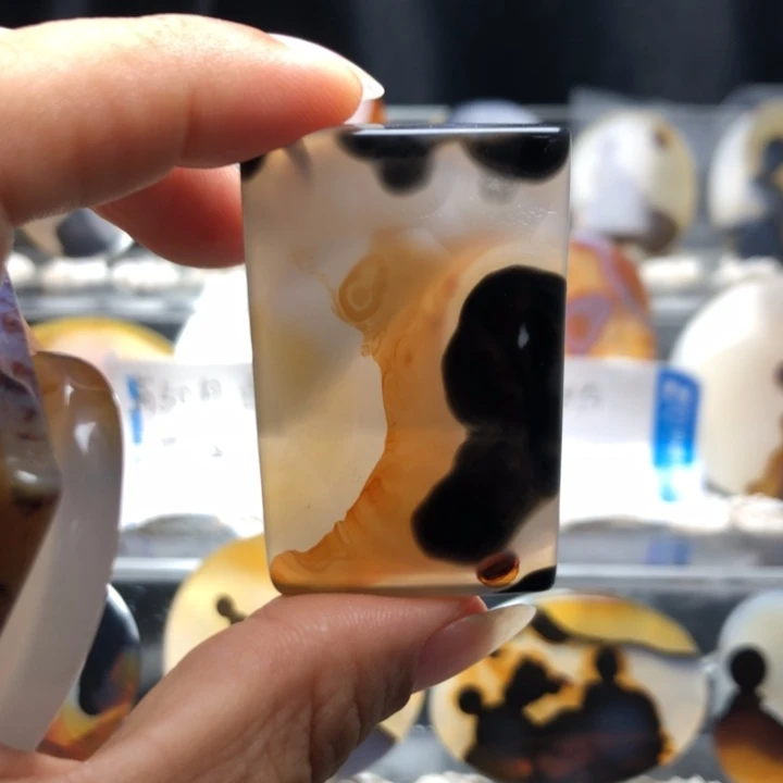 合金玛瑙/玉髓珠宝奇石42有瑕