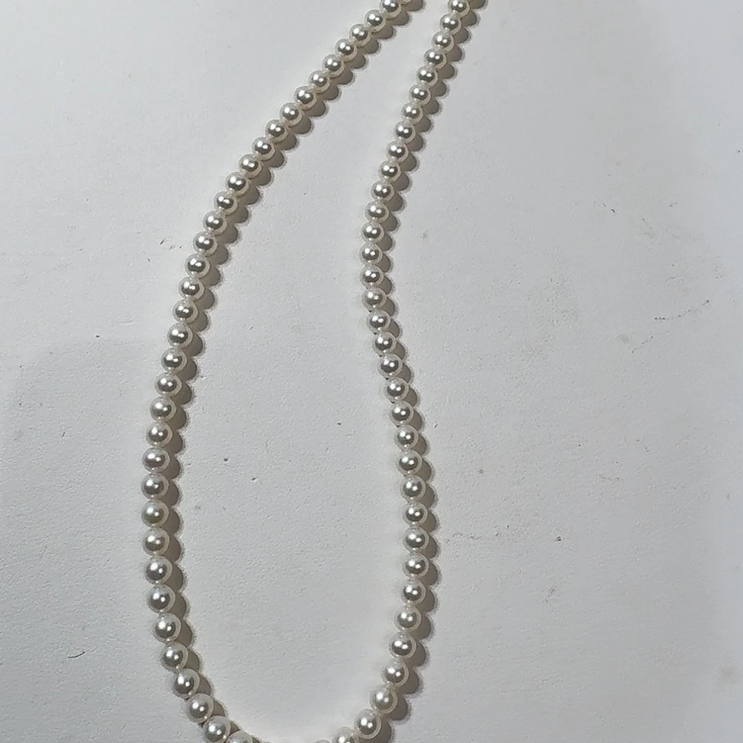 淡水珍珠银S925镶嵌颈饰