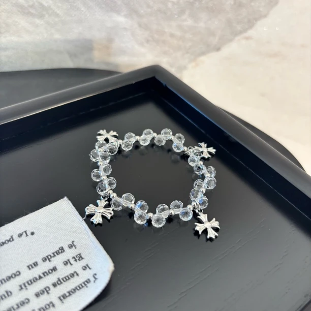 铜合金仿水晶手链 多十字zz手链SL1961