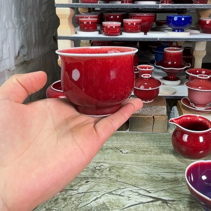 景德镇陶瓷福桶杯