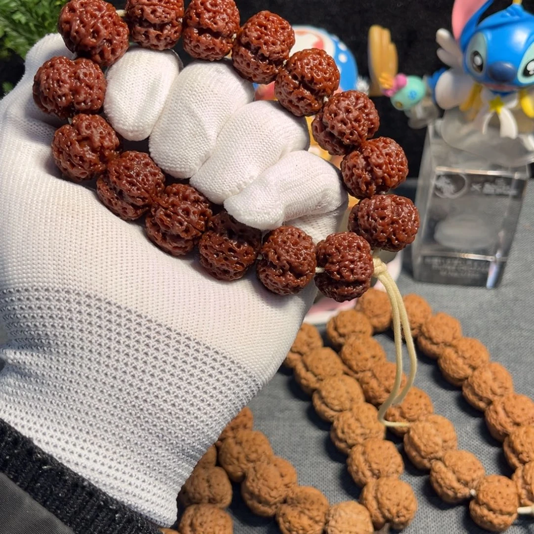 难***逢金刚菩提手串梁梅花