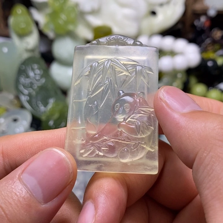 岫玉未镶嵌岫玉颈饰