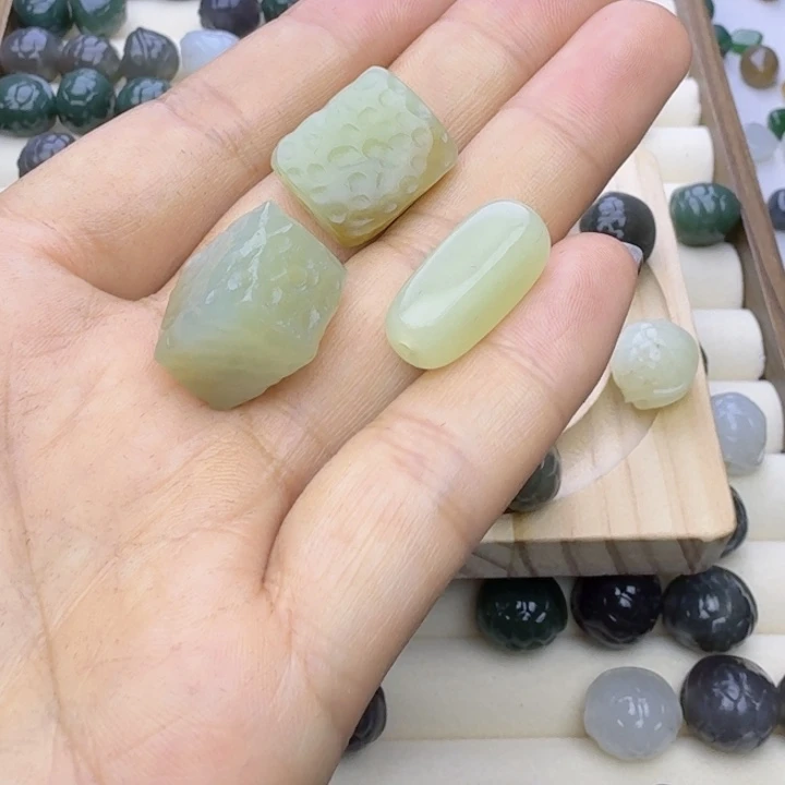 呀***！和田玉（糖玉）未镶嵌车挂