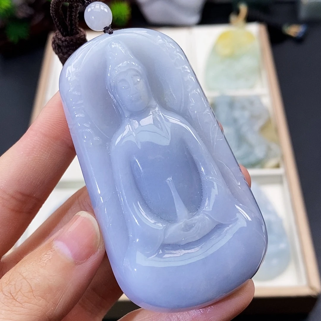 颈饰未镶嵌翡翠缅甸翡翠a货