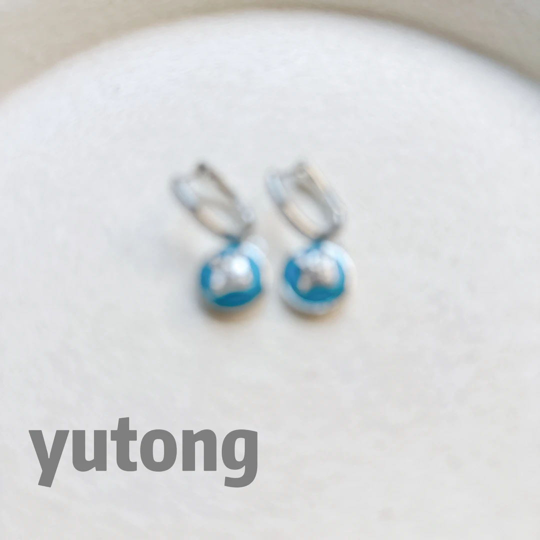 铜合金锆石耳饰 【雨桐轻奢饰品】设计款耳环YT02947