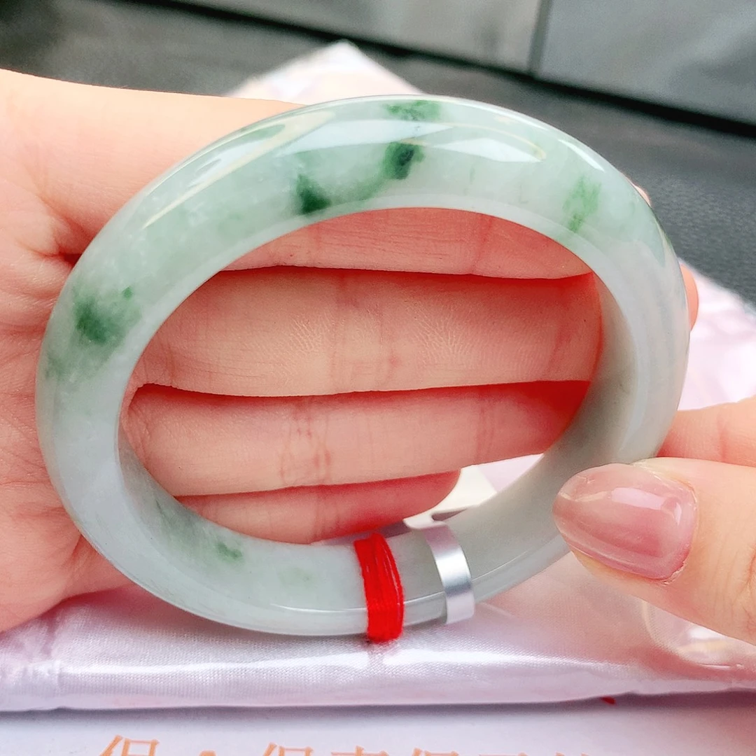 翡翠未镶嵌手镯缅甸天然a货翡翠