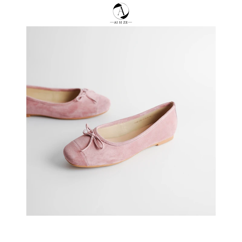 跟高1.5cm/34~39/通勤包头平跟方头低跟胶粘休闲风一脚蹬单鞋