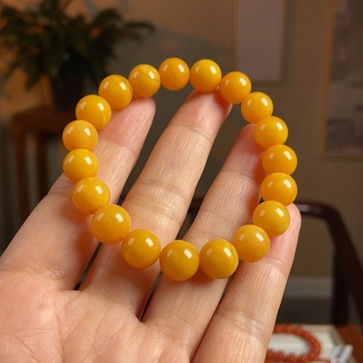 琥珀手链未镶嵌蜜蜡手串10