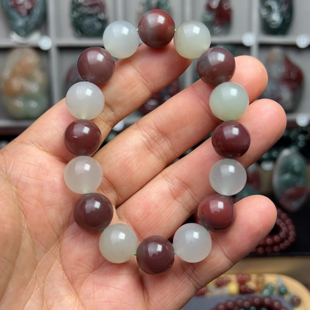 玛瑙/玉髓未镶嵌秦紫玉