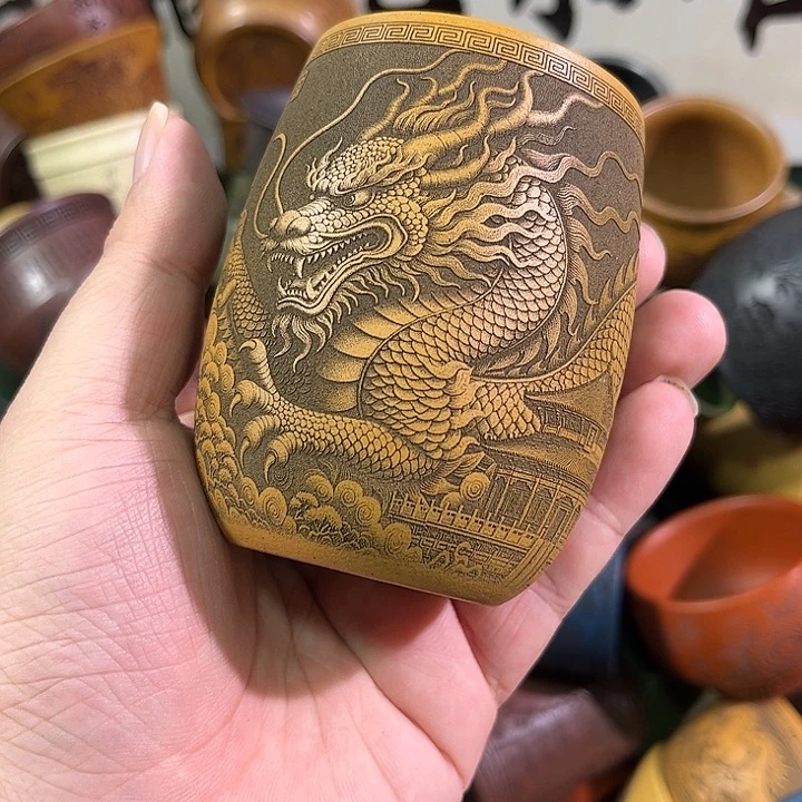 茶杯紫砂全手工紫砂主人杯