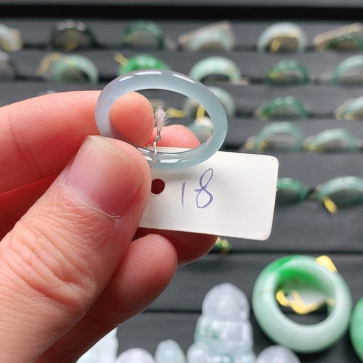 翡翠戒指未镶嵌戒指