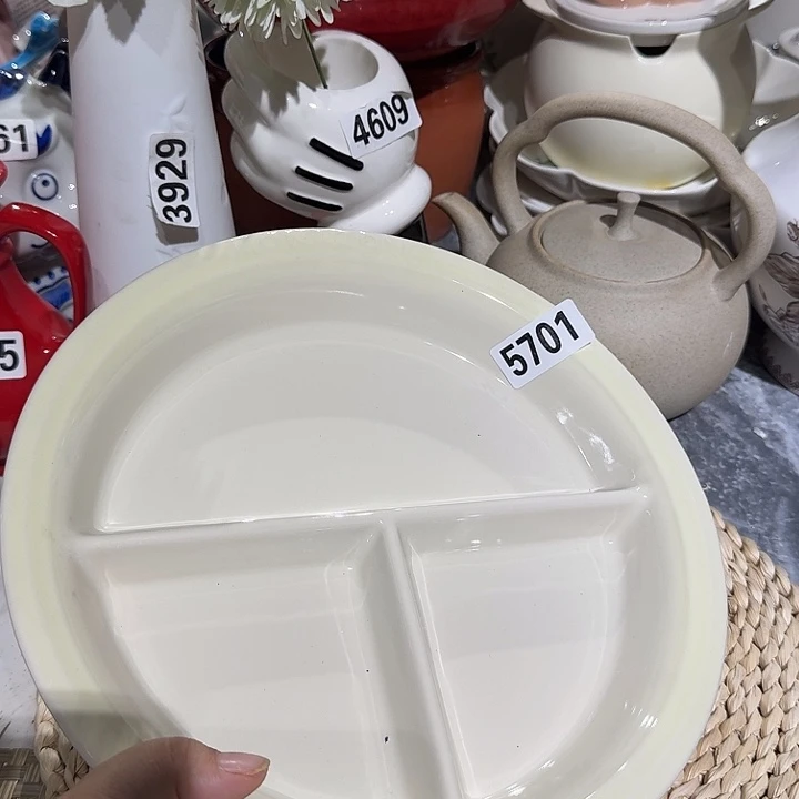 瓷片微瑕陶瓷满15包邮5701