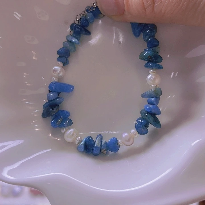 淡水珍珠手绳合金