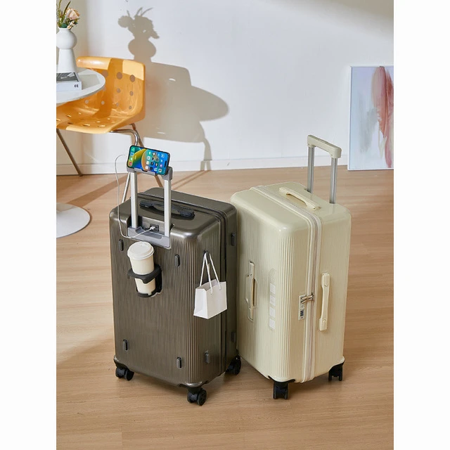 可坐人加厚行李箱2025新款拉杆箱大容量耐用旅行箱多功能密码皮箱