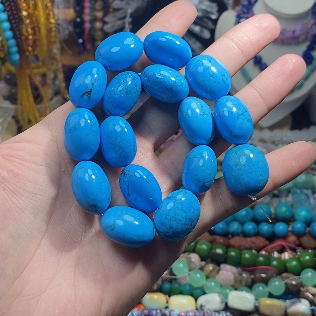 石英质玉未镶嵌，原矿松顶珠20×23mm，
