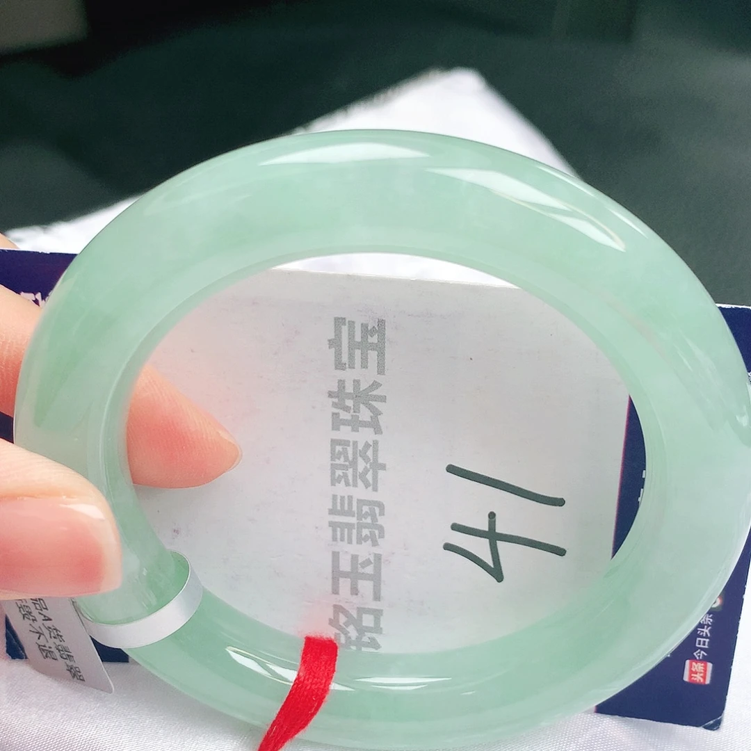 翡翠未镶嵌手镯缅甸天然a货翡翠手镯