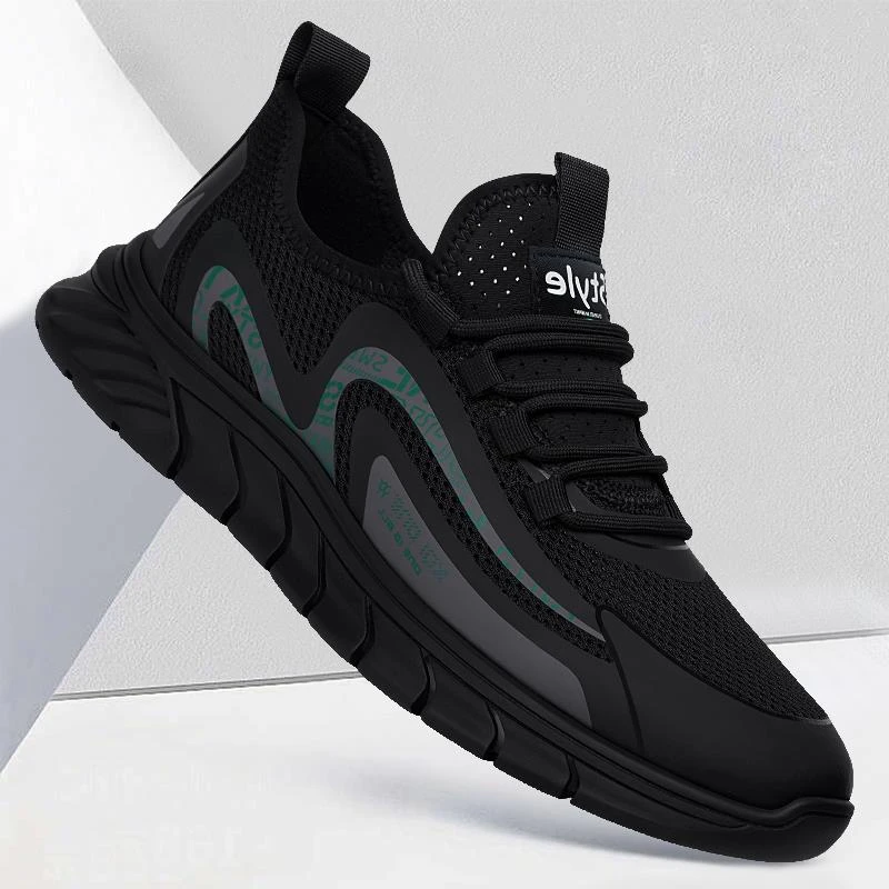 路易圣戈希男鞋夏季透气镂空网眼休闲鞋男士网鞋