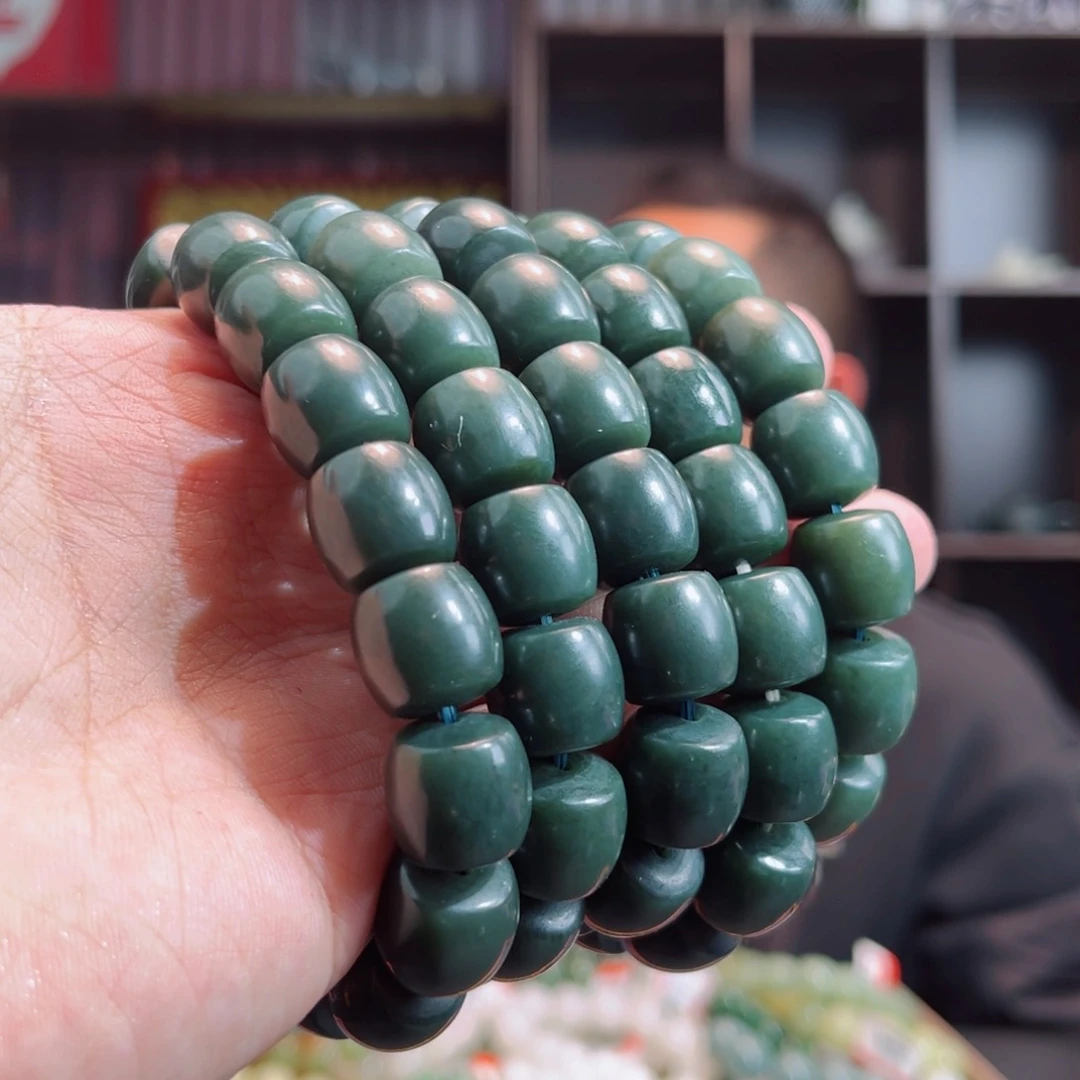和田玉手链未镶嵌手串新疆塔县沙枣青多样性拍一发一14