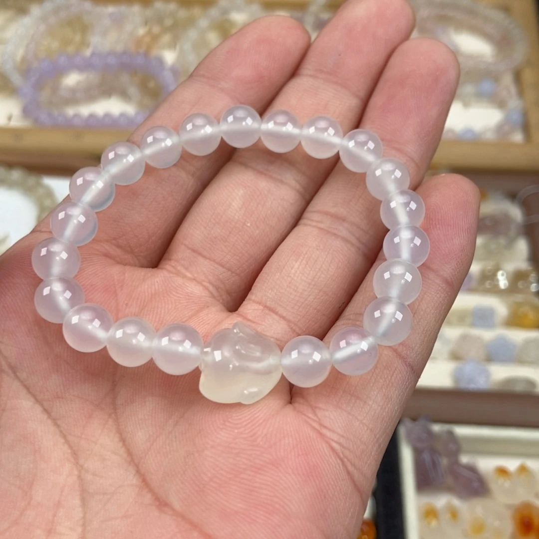 玛瑙/玉髓未镶嵌手链M17