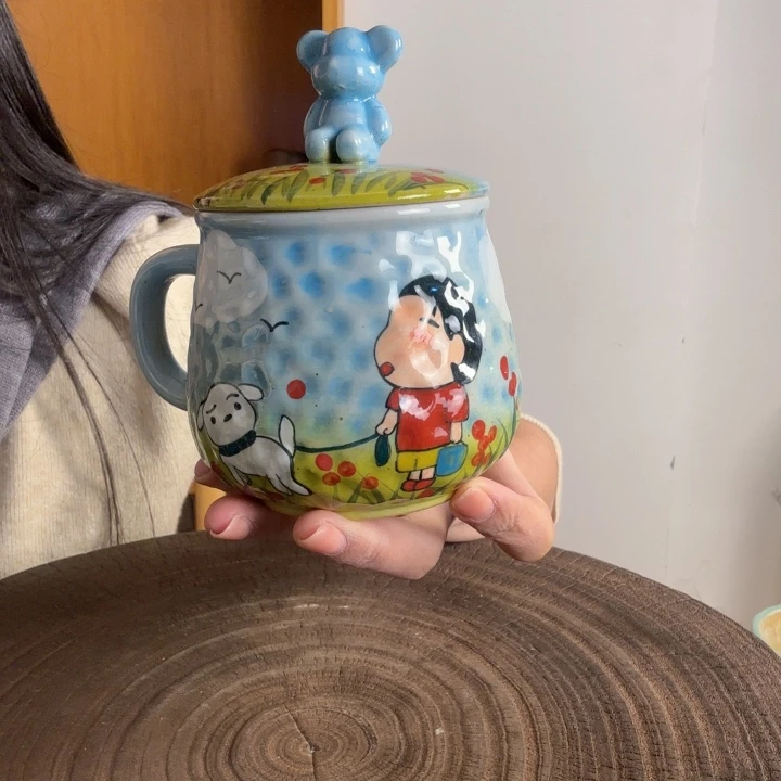 若***现手捏手绘景德镇陶瓷