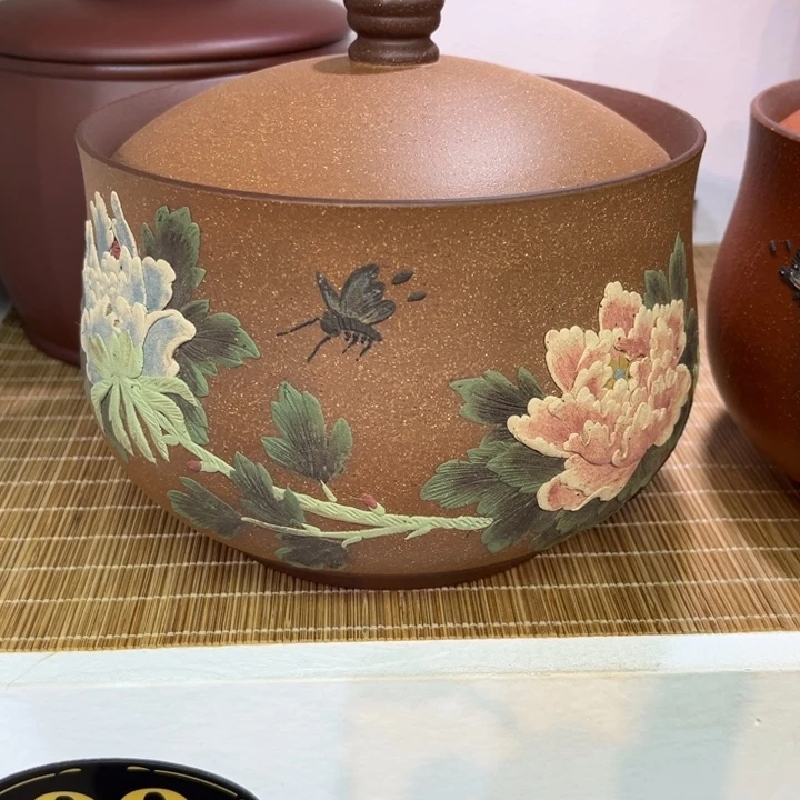 观***秋紫砂茶叶罐精品紫砂茶叶罐福利专场