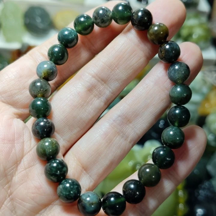 岫玉手串款式未镶嵌