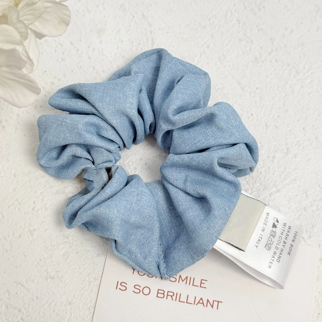 BAOSHATI/宝莎缇F-270简约高级感牛仔蓝百搭发圈