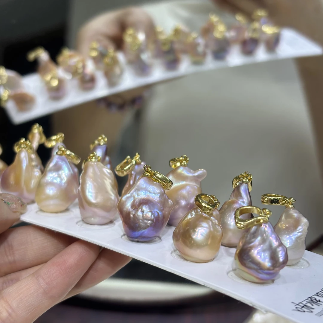 巴洛克火烧云万能扣吊坠（合金）12-15mm 多样性发一