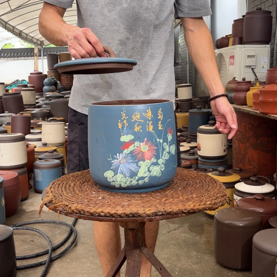 紫砂茶叶罐8 饼茶叶罐