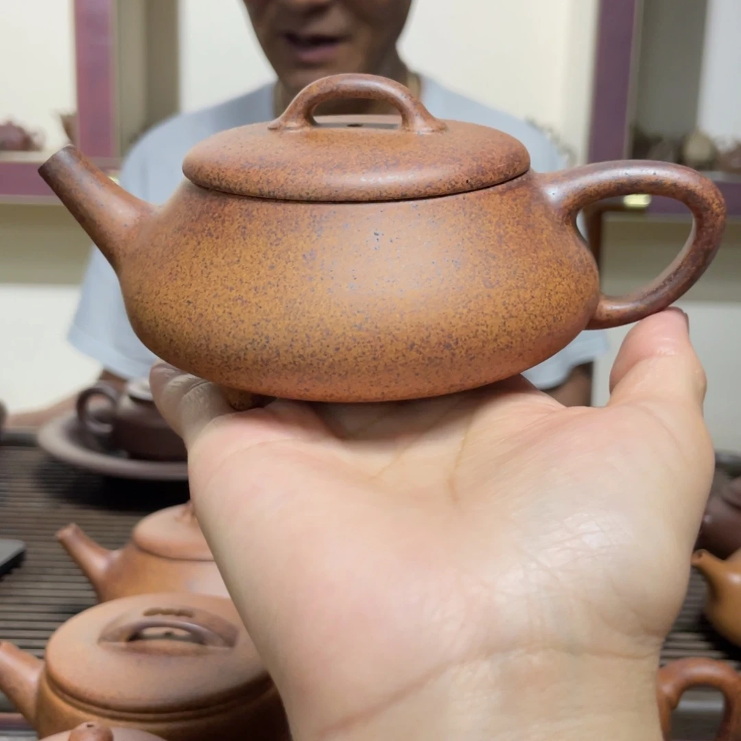 茶壶紫砂高温烧一瓢200CC（瑕疵壶）