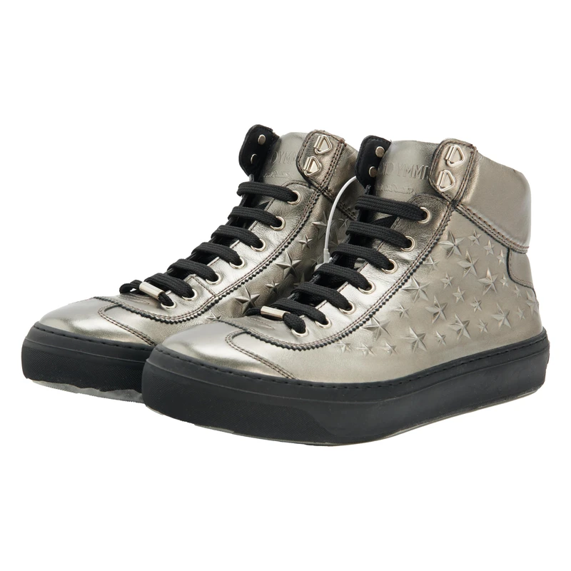 JIMMY CHOO/吉米周 男式真皮高帮休闲鞋ARGYLE