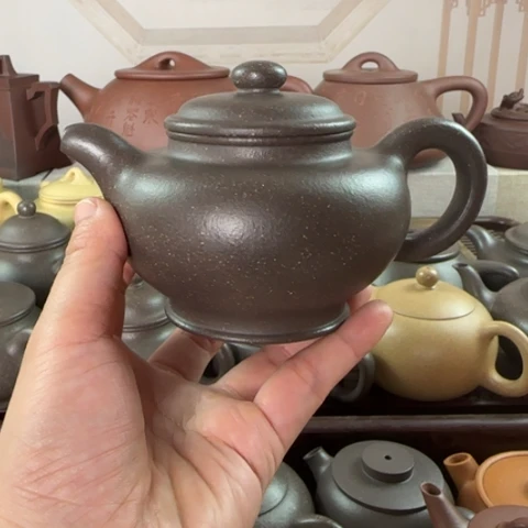 茶壶紫砂梨皮天青250cc