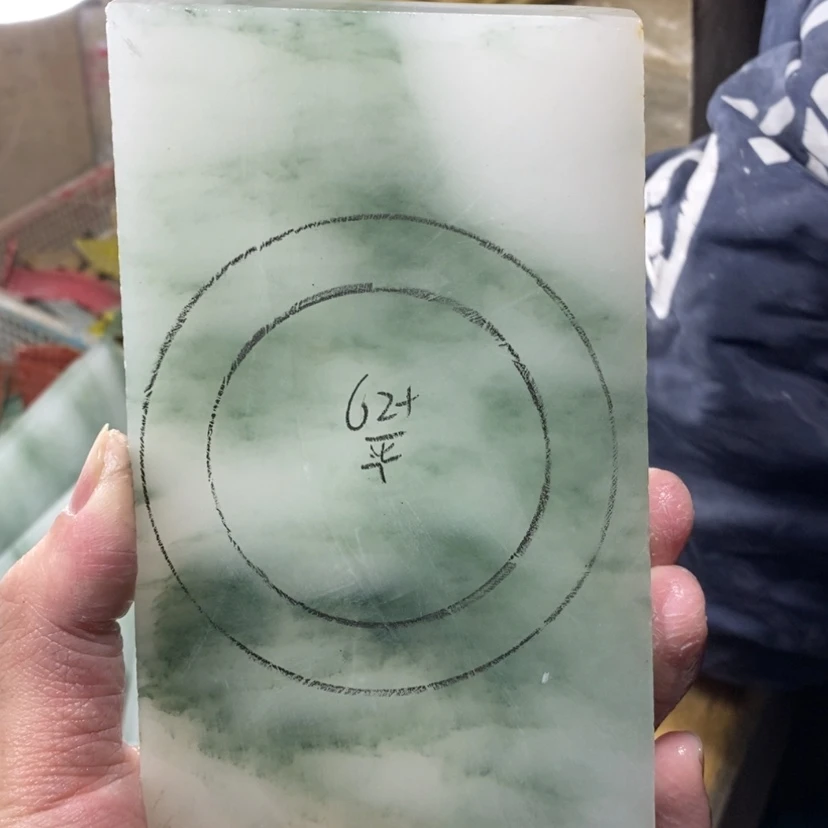 【闪购商品】石英质玉（天山翠）手镯未镶嵌彩*定制手镯