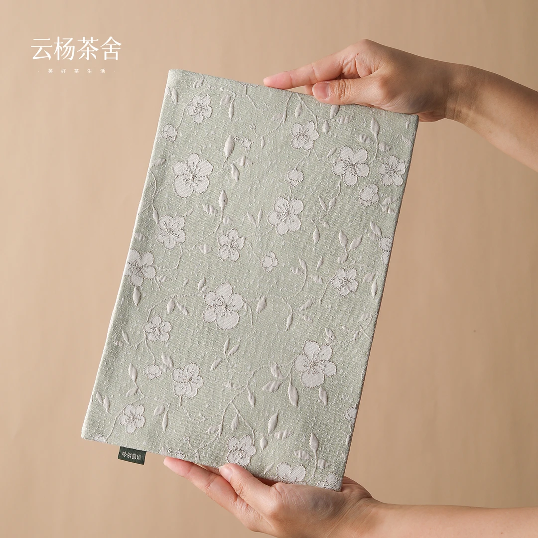 【精致一人饮】设计款 粉绿桃花茶席 尺寸约30-20cm