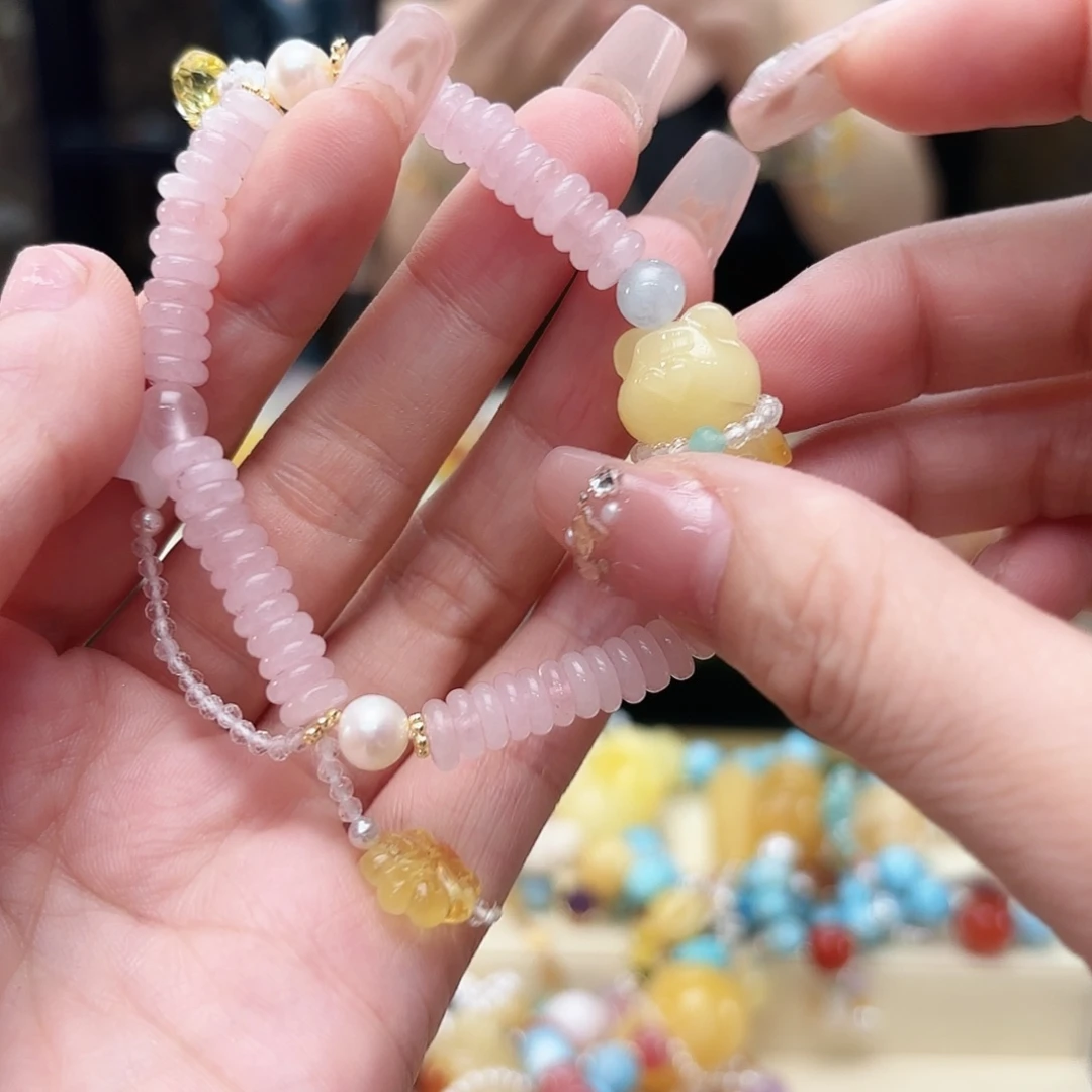 未镶嵌琥珀手链琥珀